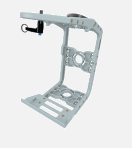 Hillaero LIFEPAK 15 FAA certified mountable bracket for Air Ambulance Airmed Helicopter or Fixed Wing Aircraft ISO1